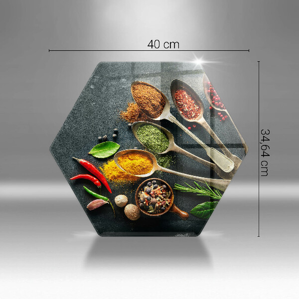 Tocător sticlă Linguri de bucătărie de condimente