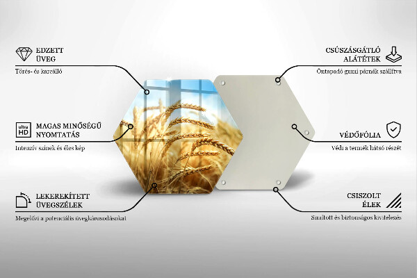 Tocător sticlă Spice de cereale în câmp