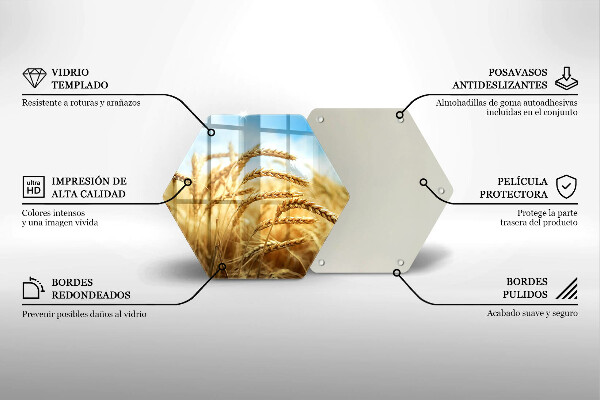 Tocător sticlă Spice de cereale în câmp