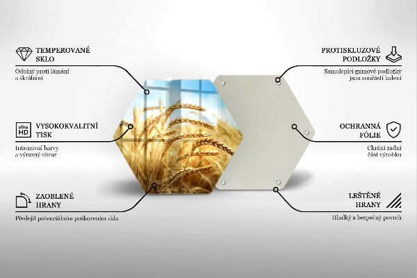 Tocător sticlă Spice de cereale în câmp