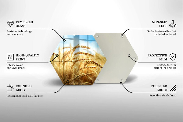 Tocător sticlă Spice de cereale în câmp