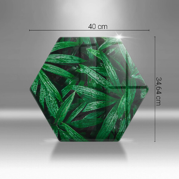 Tocător sticlă Frunze de plante