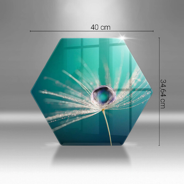 Tocător sticlă Rouă pe o păpădie
