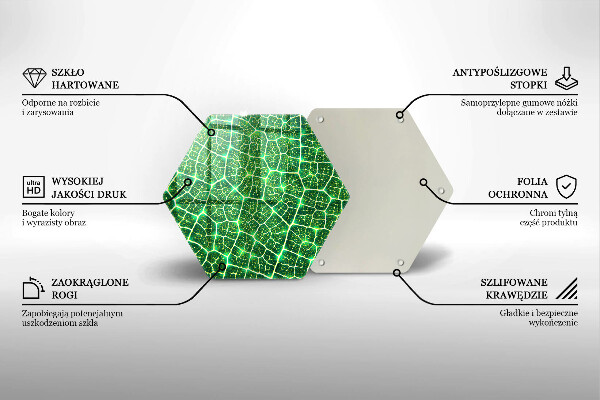 Tocător sticlă Structura frunzei