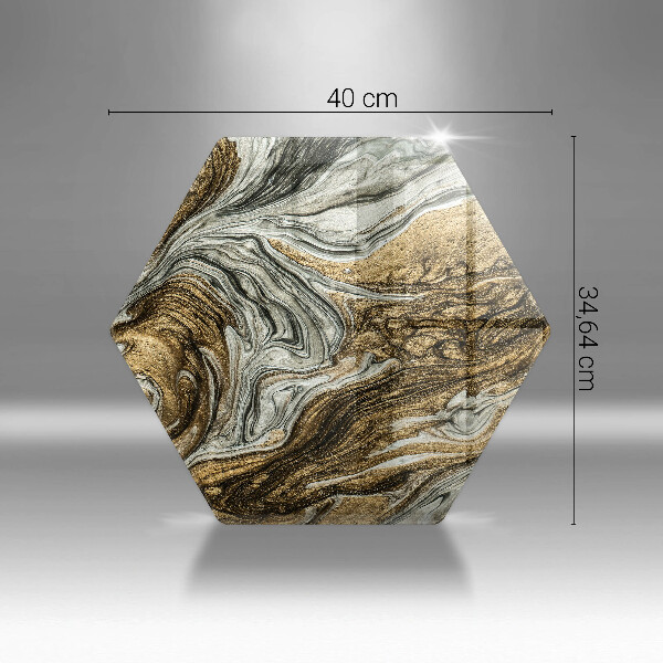 Tocător sticlă Abstracție bogată