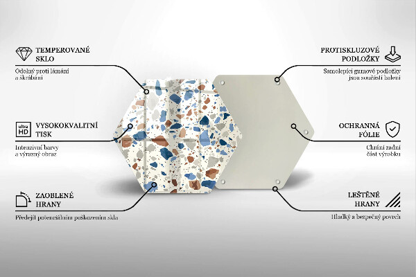 Tocător sticlă Gresie decorativa