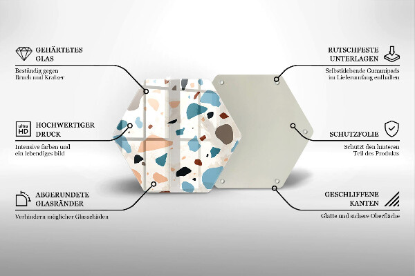 Tocător sticlă Gresie decorativa