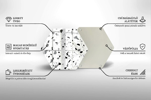 Tocător sticlă Gresie decorativa