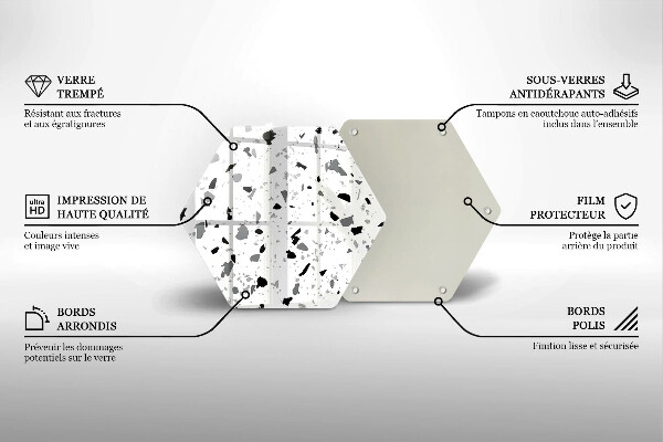 Tocător sticlă Gresie decorativa