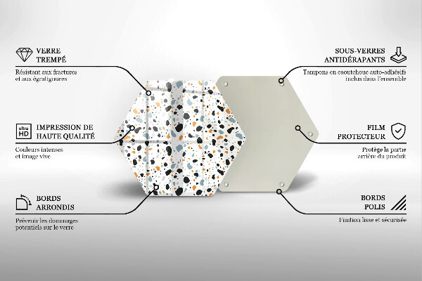 Tocător sticlă Gresie decorativa