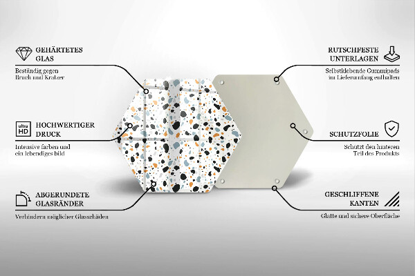 Tocător sticlă Gresie decorativa