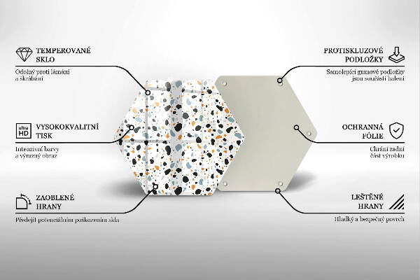 Tocător sticlă Gresie decorativa