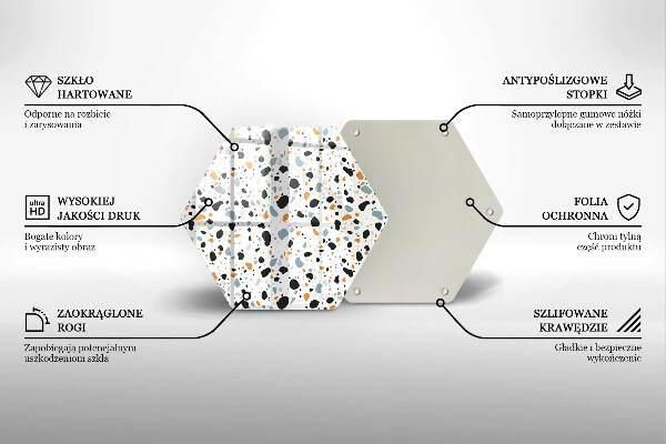 Tocător sticlă Gresie decorativa