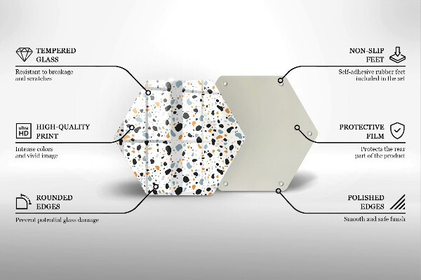 Tocător sticlă Gresie decorativa