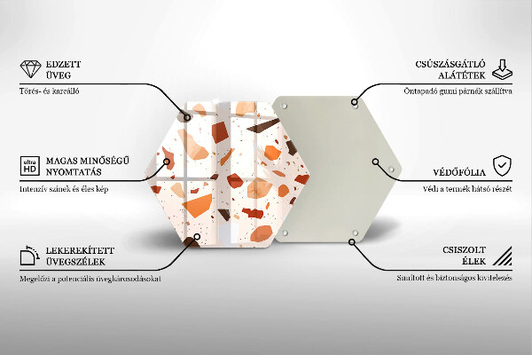 Tocător sticlă Gresie decorativa