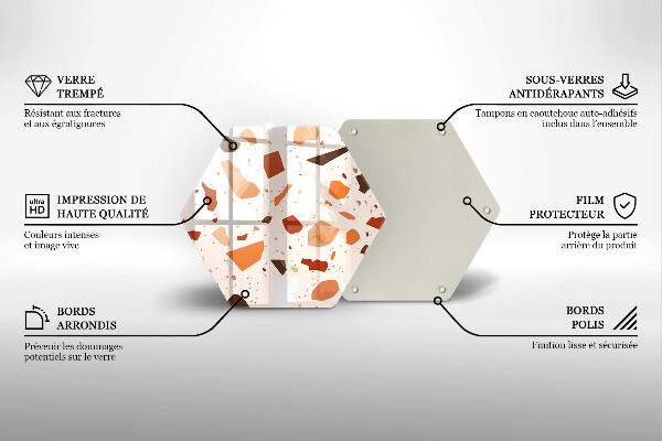 Tocător sticlă Gresie decorativa