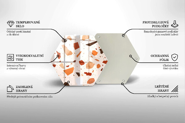 Tocător sticlă Gresie decorativa