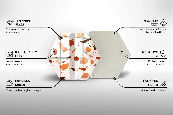 Tocător sticlă Gresie decorativa