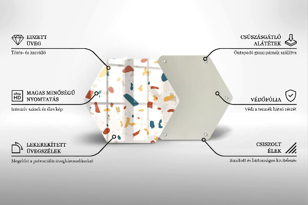 Tocător sticlă Gresie decorativa