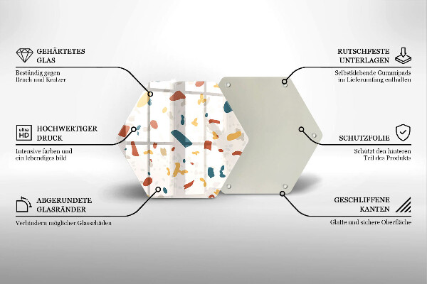 Tocător sticlă Gresie decorativa