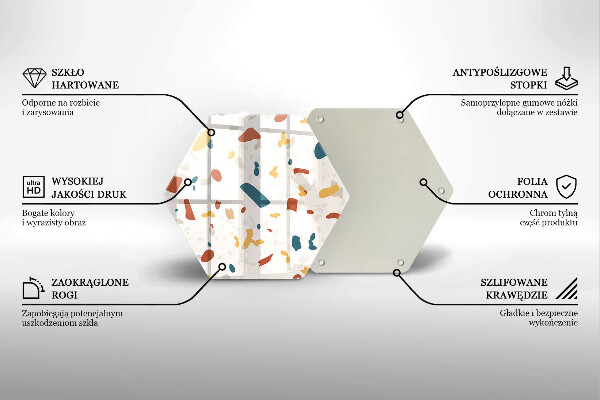 Tocător sticlă Gresie decorativa