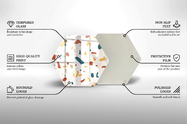 Tocător sticlă Gresie decorativa