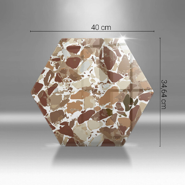 Tocător sticlă Pete decorative de piatră