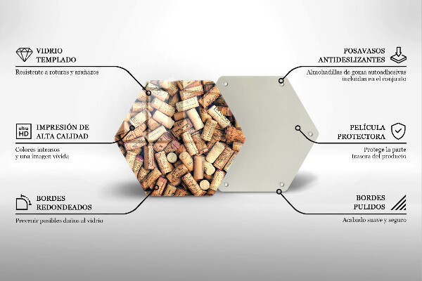 Tocător de bucătărie Model fără sudură pentru dopuri de vin