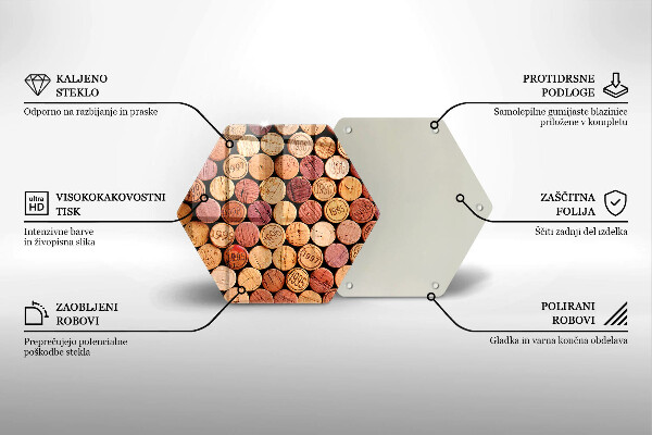 Tocător de bucătărie Model pentru dopuri de vin