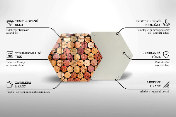 Tocător de bucătărie Model pentru dopuri de vin