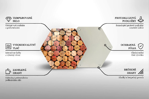 Tocător de bucătărie Model pentru dopuri de vin