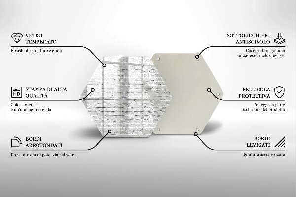 Tocător de bucătărie Perete de cărămidă