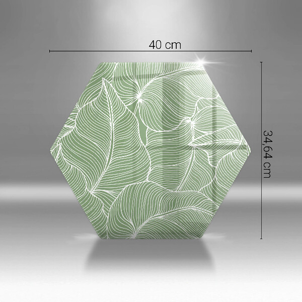 Tocător sticlă Frunze liniare