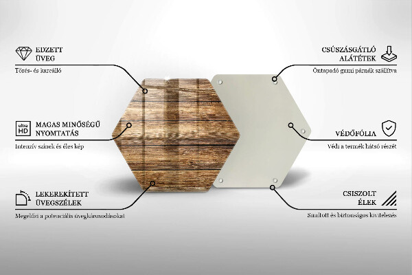 Tocător de bucătărie Plăci cu textură din lemn