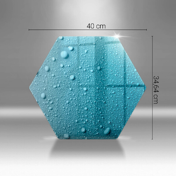 Tocător sticlă Picaturi de apa