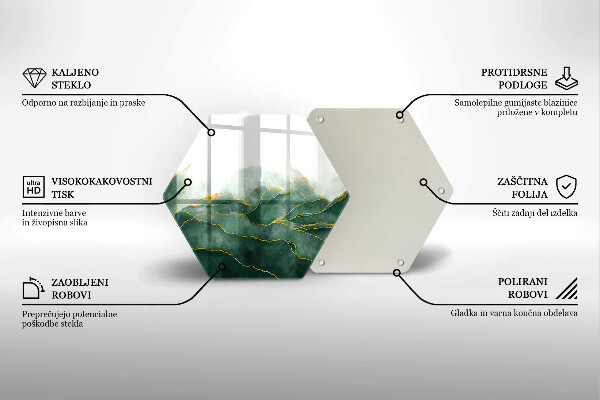 Tocător sticlă Natura abstractă