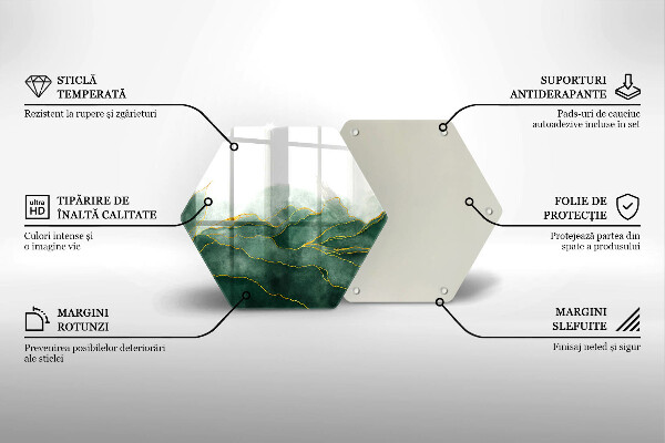 Tocător sticlă Natura abstractă