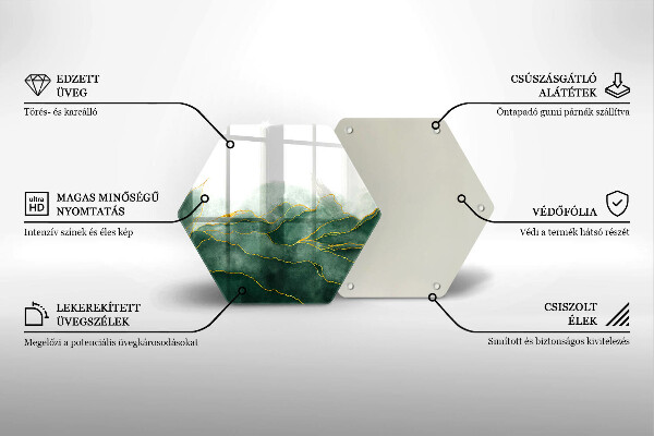 Tocător sticlă Natura abstractă