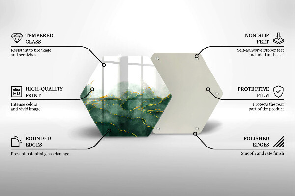 Tocător sticlă Natura abstractă