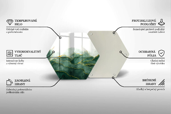 Tocător sticlă Natura abstractă