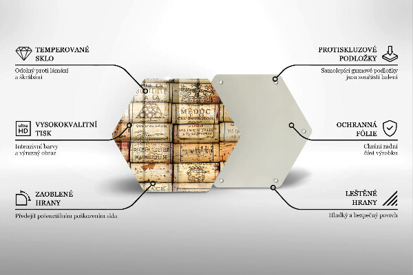 Tocător de bucătărie dopuri de vin vechi