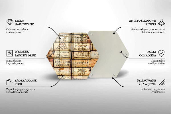 Tocător de bucătărie dopuri de vin vechi