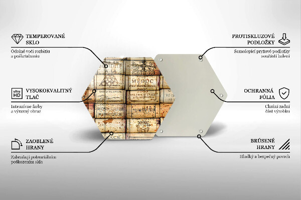 Tocător de bucătărie dopuri de vin vechi