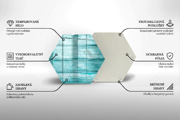 Tocător sticlă Scânduri de lemn de epocă