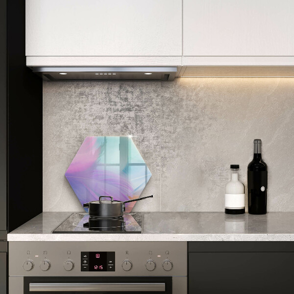 Tocător sticlă Pene pastelate