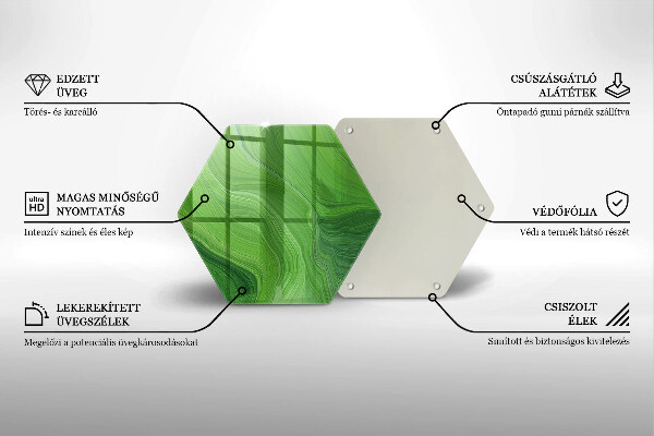 Tocător sticlă Textura abstractă