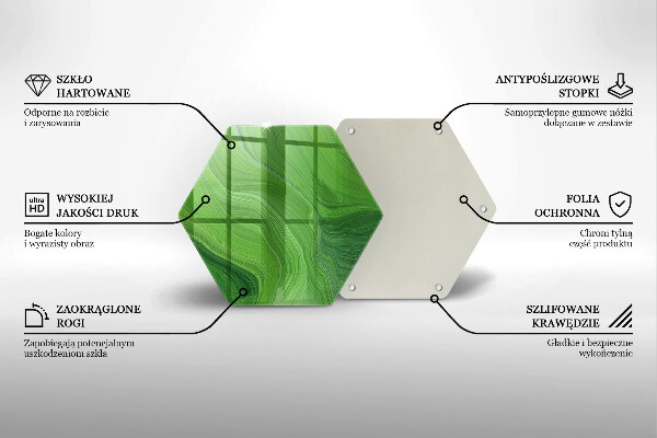 Tocător sticlă Textura abstractă