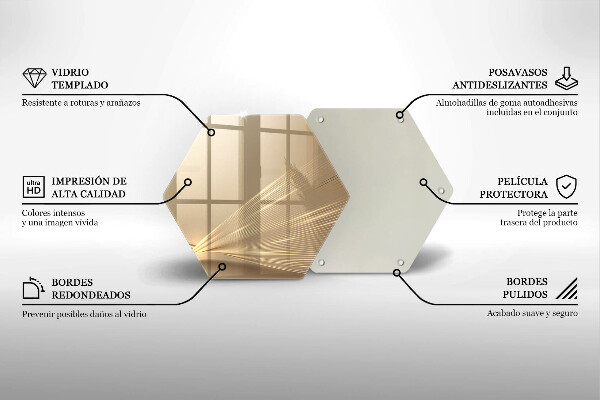 Tocător sticlă Abstracția modernă