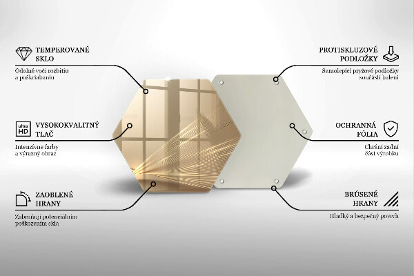 Tocător sticlă Abstracția modernă