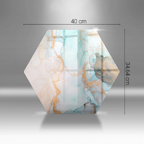 Tocător sticlă Abstracția din marmură